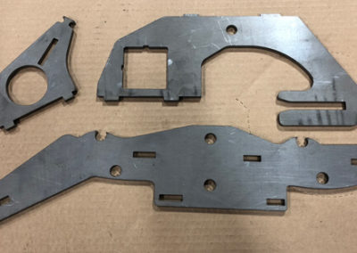 Large laser cut flat bracket